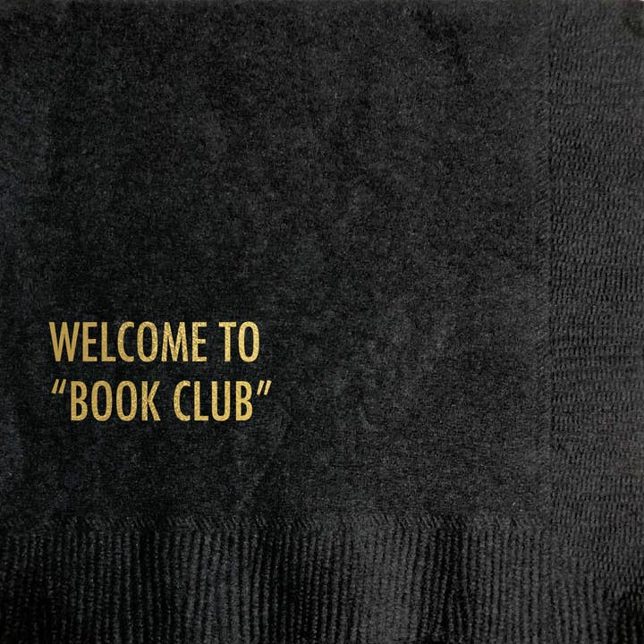 Pretty Alright Goods - Wholesale Disposable Napkin - Book Club Cocktail Napkin