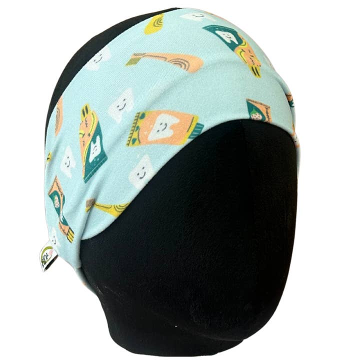 Erdbeer-Zahnpasta-Stretch-Stirnband für den Großhandel von The Sassy Olive Handmade Headbands