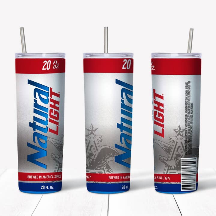 Transferência de copo em linha reta 20oz Natural Light por atacado de Rustic Pineapple