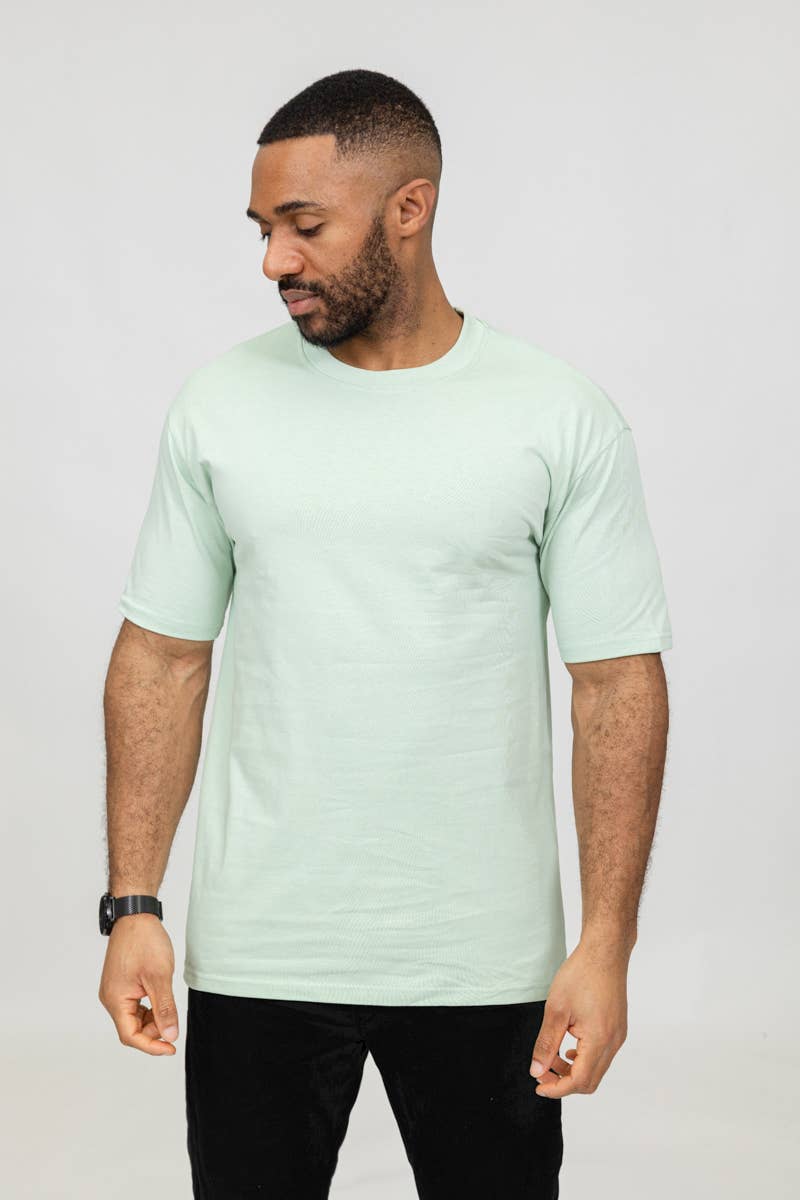 Zayne Paris - Wholesale T-Shirt - Men's - plain oversized round neck t-shirt tx920-13
