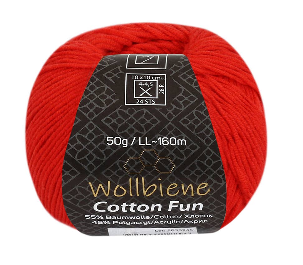 Wollbiene - Wholesale Yarn - Cotton Fun all-season wool 50g knitting wool cotton mix15