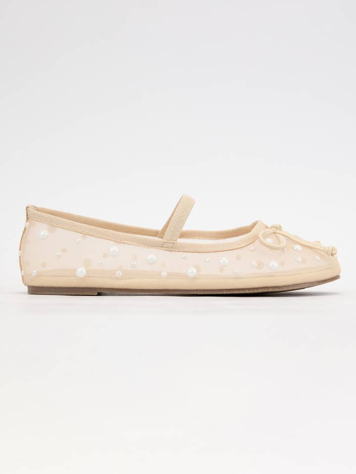 CCOCCI - Wholesale Flats - Women's - CCOCCI MINI PACK CARLY SHEER MESH WITH PEARL EMBELLISHMENT4