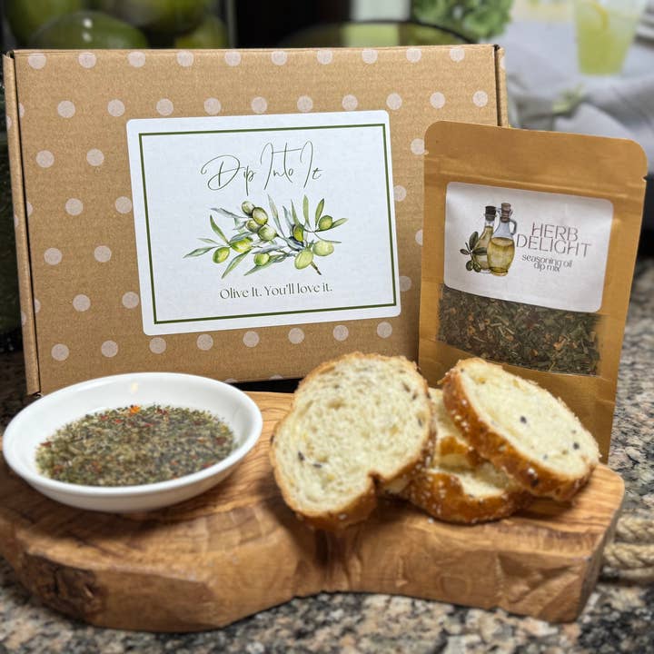 Mixology – especiarias para molhos por atacado – Caixa de Presente de Pão Gourmet para Mergulhar – Delícia de Ervas1