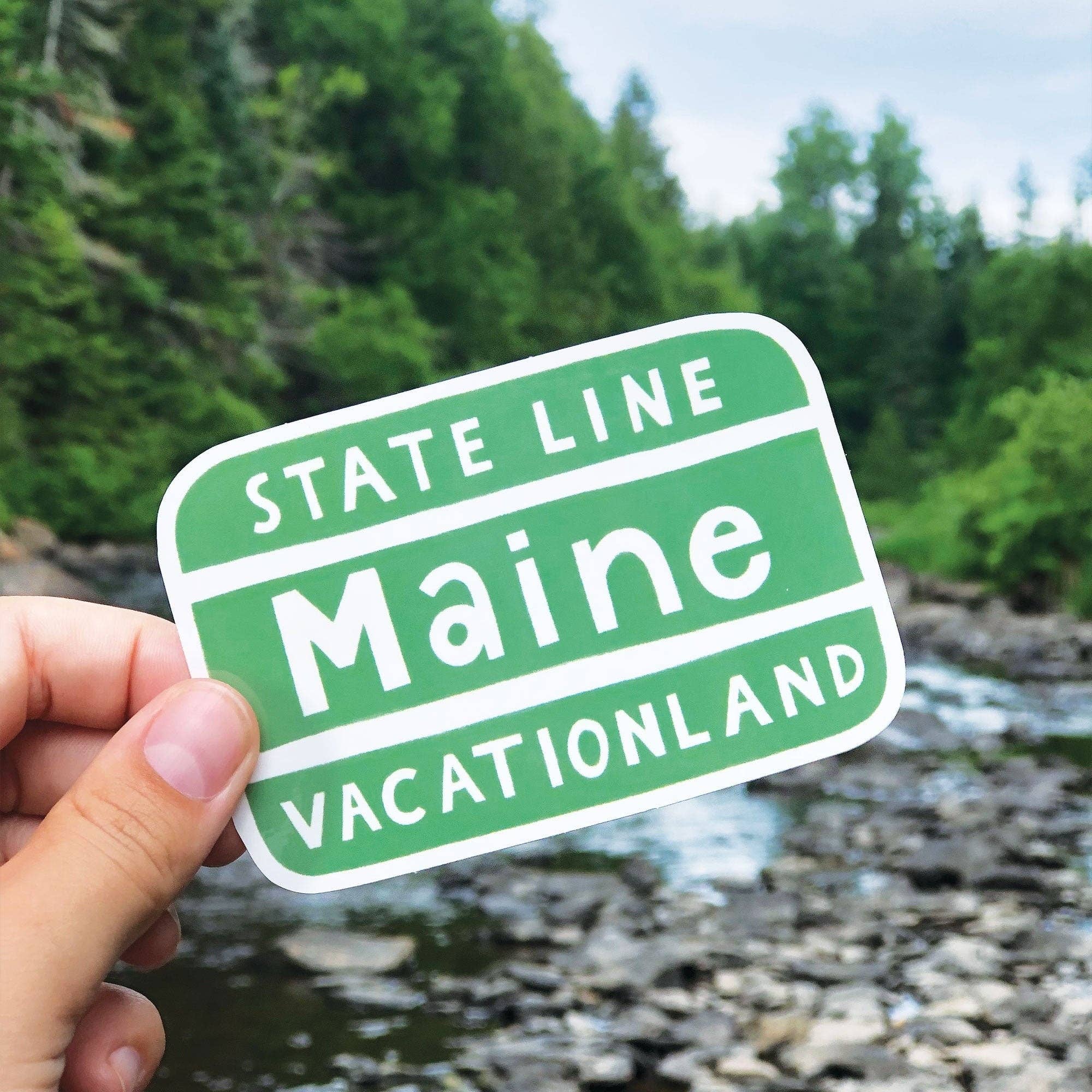 Little Something Co. - Wholesale Sticker - Maine Vacationland Sign Sticker2