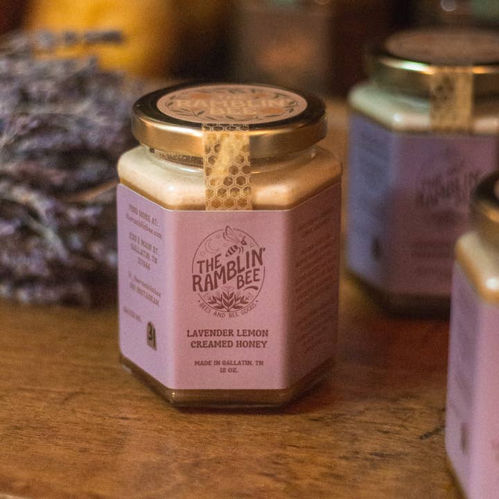 The Ramblin' Bee - Wholesale Honey - Lavender Lemon Creamed Honey1