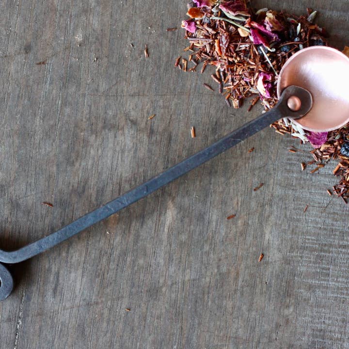 Wicks Forge - Vente Cuillère doseuse - Cuillères à café en cuivre et en acier (1 c. à thé)4