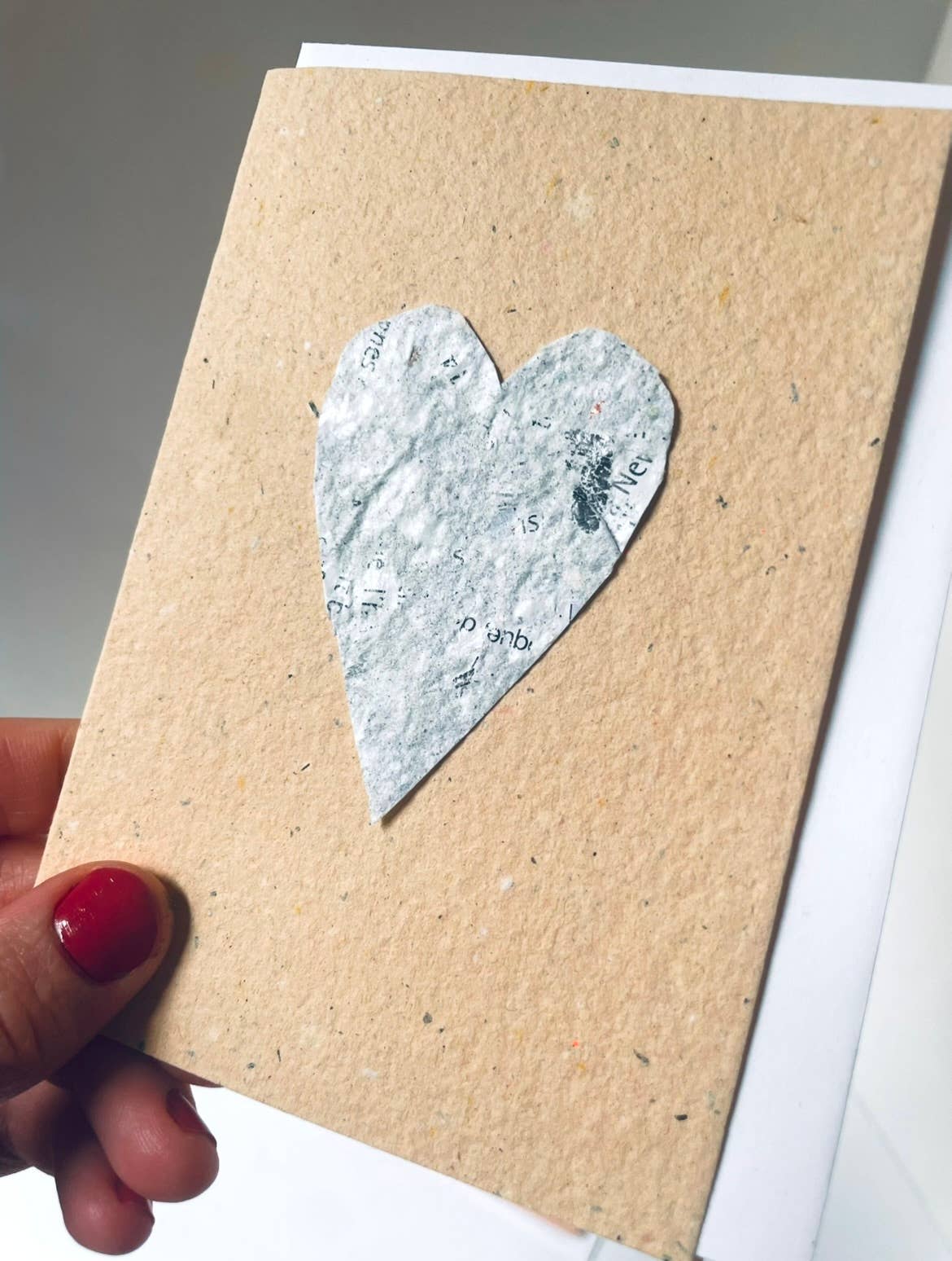 Atelier By Cat – Großhandel Liebeskarte – Mini-Magazin Herz Handgemachte Karten, Umweltfreundliche Papierkarten5