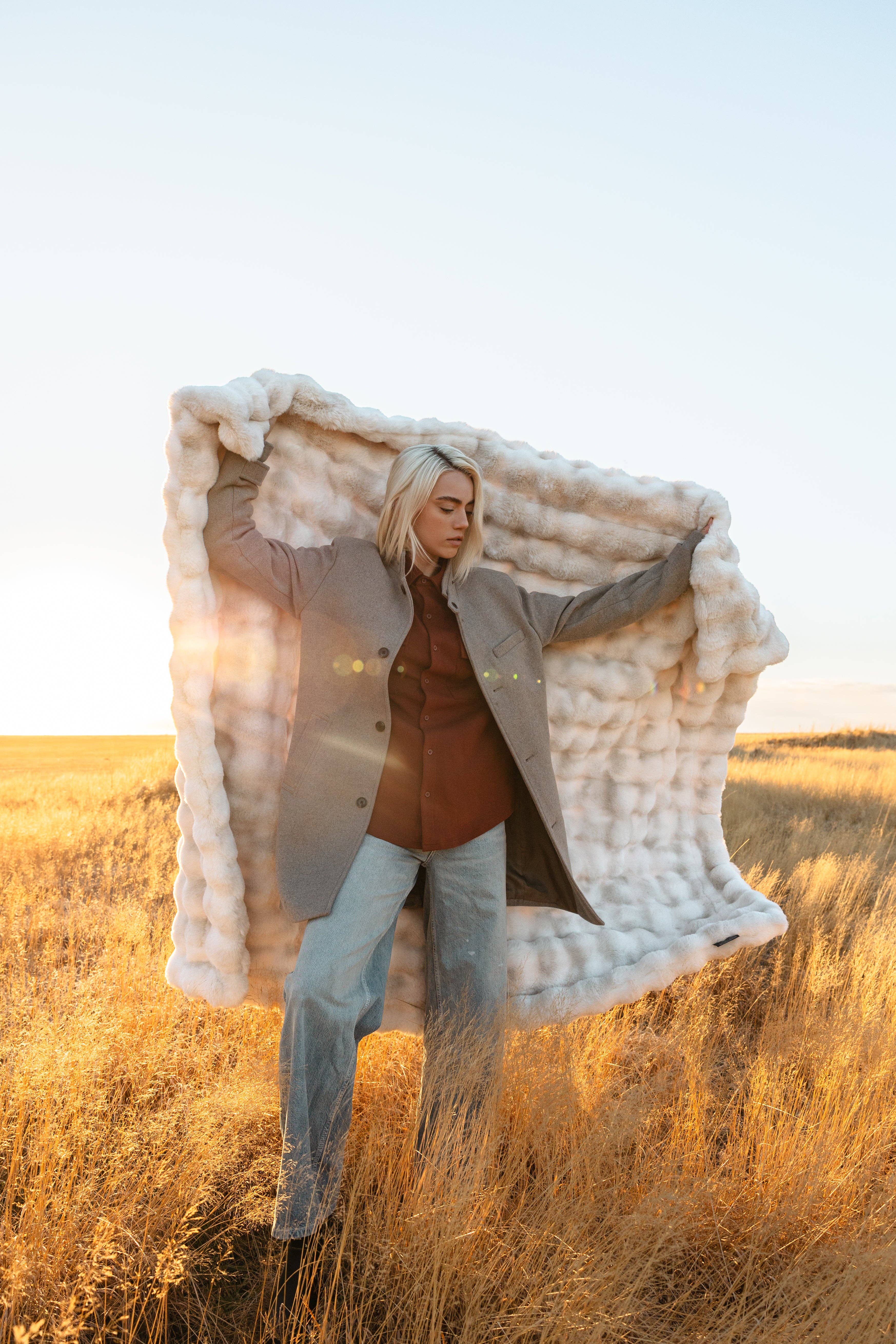 Lola Blankets - Vente Plaids - Cappuccino5