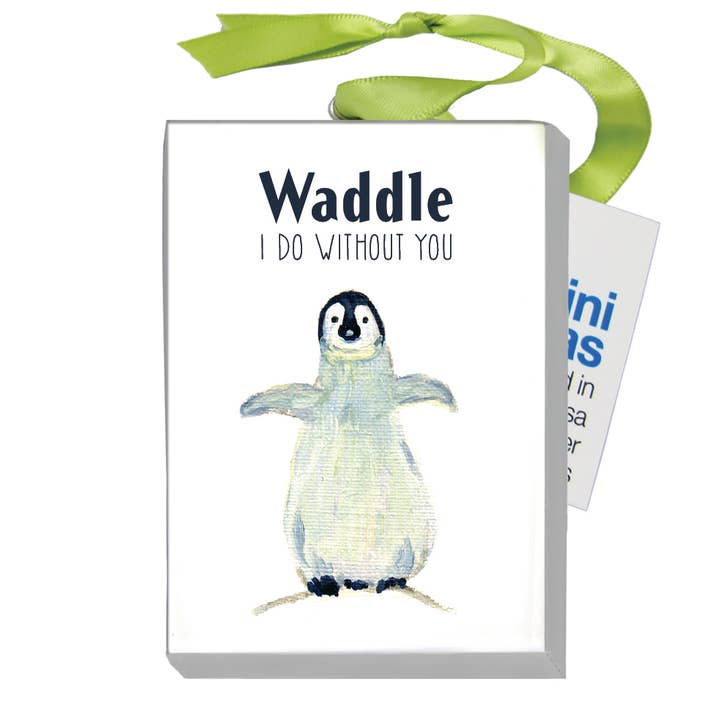 Pinguine, Mini-Leinwand (MC-7316X) für den Großhandel von Printed Canvas