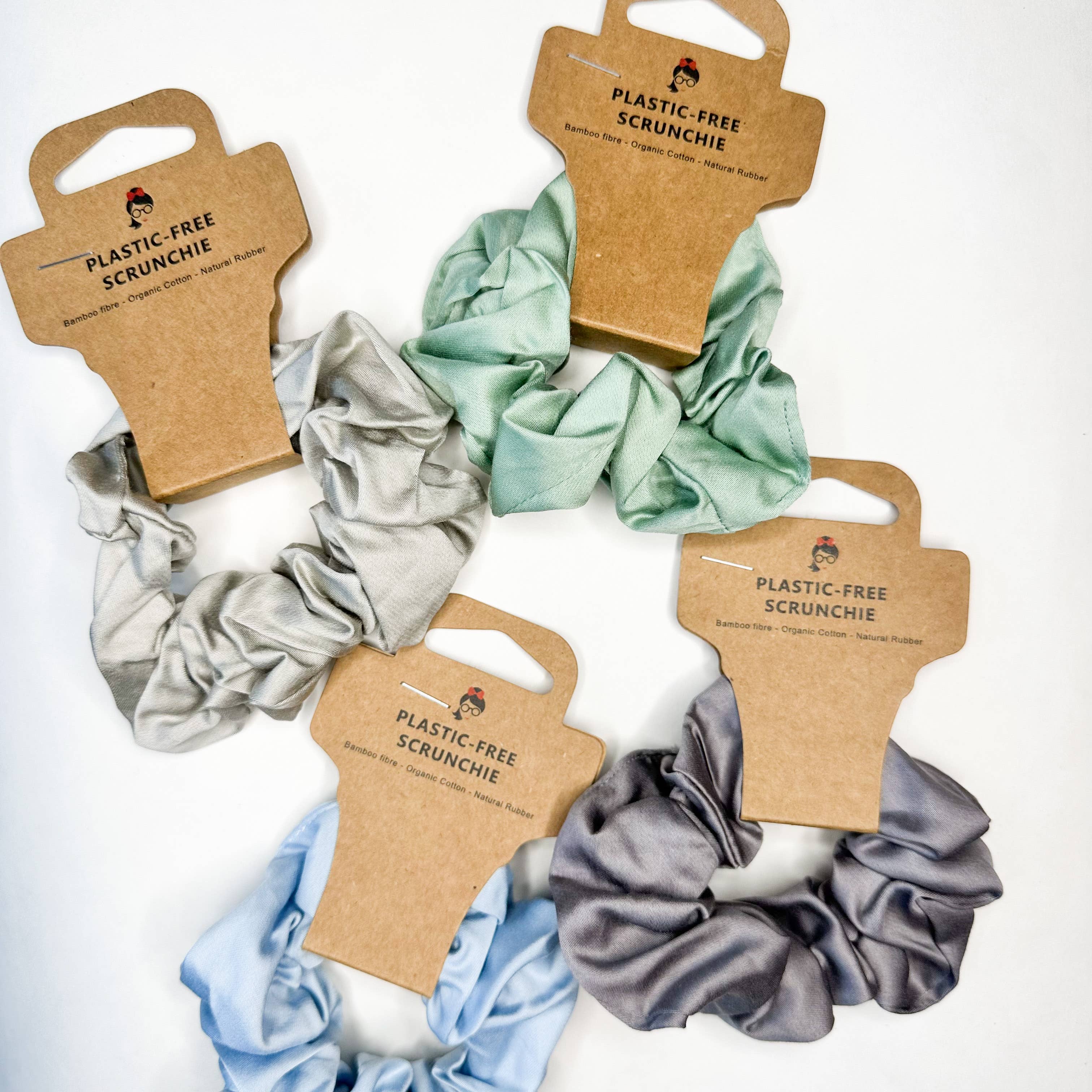 Smile Boutiques - Wholesale Scrunchie - Women's - Plastic-Free Biodegradable Bamboo Scrunchies5