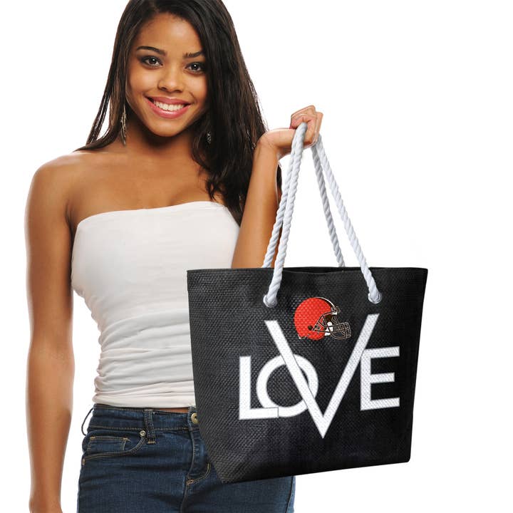 Little Earth Productions - Wholesale Tote Bag - Women's - NFL Cleveland Browns Love Tote