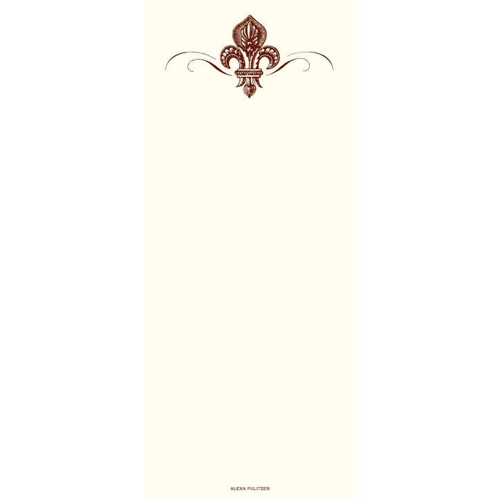 Baroque Fleur de Lis Long Pad for wholesale by Alexa Pulitzer