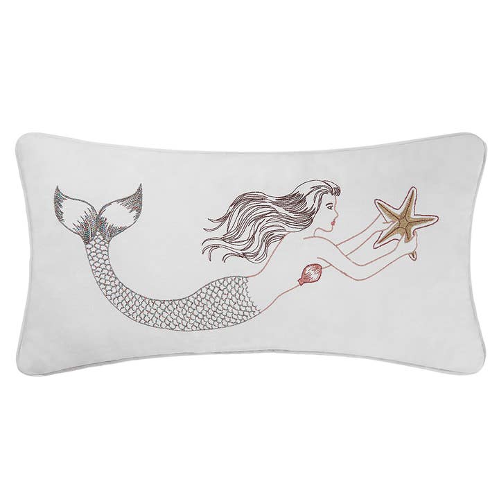 C&F Home - Wholesale Throw/Decorative Pillow - SALE Mermaid W/ Starfish Pillow