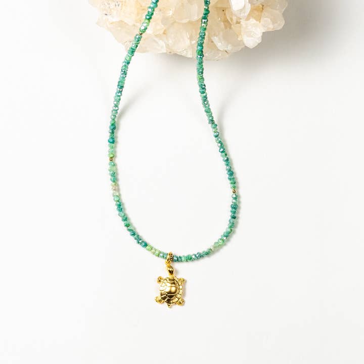 Aria Turtle Necklace for wholesale by Be the Light Malas