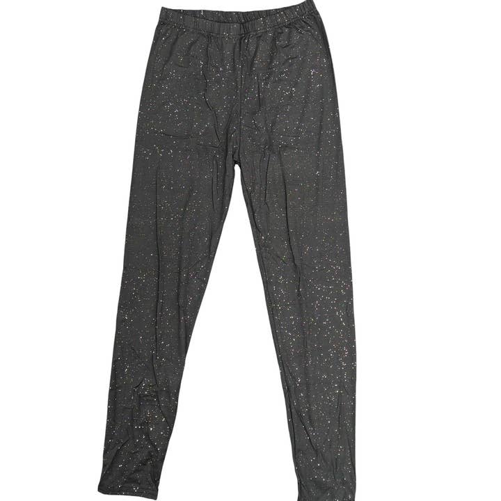 Sparkle Super Soft Four Way Stretch Leggings -L070 for wholesale by Superbia