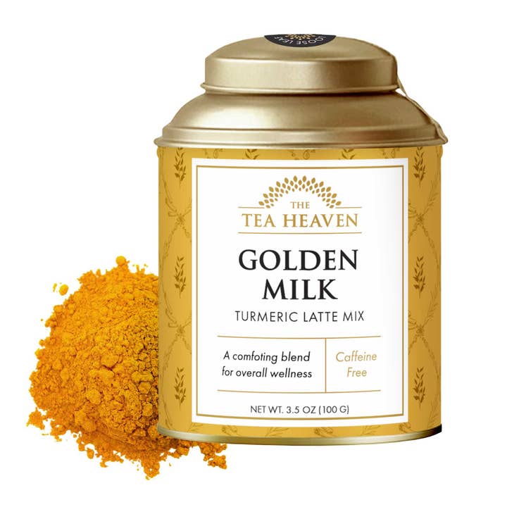 Golden Milk Turmeric Latte Mix Canister (Case of 6) for wholesale by The Tea Heaven