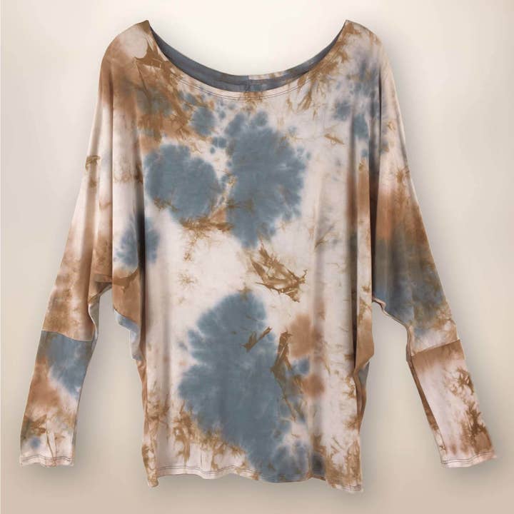 Nopal Jaidyn langærmet skjorte med Dolman ærmer for engroshandel hos ReLoved by Honey and Me featuring Simply Saguaro