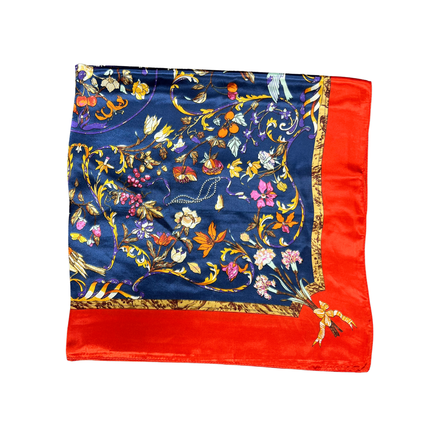 Lili Scarves (US Duty Free) - Wholesale Scarf - Women's - Bird Pattern Silk Touch Square Scarf2