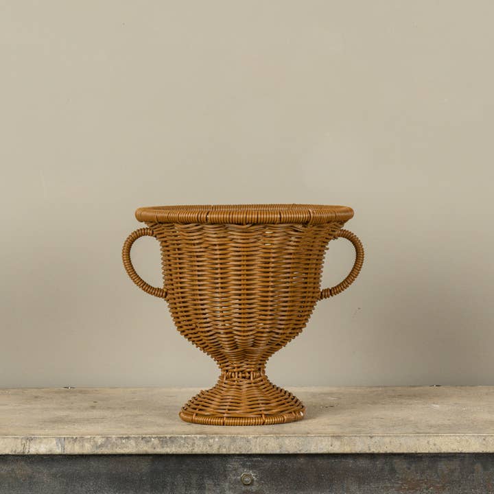 10.25" WICKER GOBLET BASKET for wholesale by Ragon House