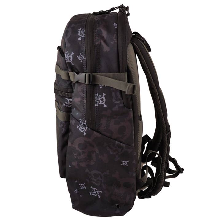 WAVE HAWAII - Wholesale Backpack - Unisex - WAVE HAWAII Rucksack Recy 20 skull2