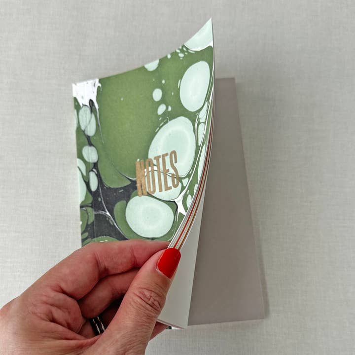 Sukie – wholesale Anteckningsbok – Marmorerad Anteckningsbok Grön2