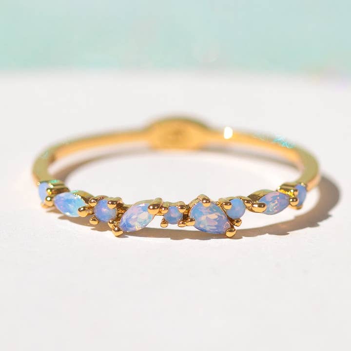 Blue Lily Ring for wholesale by Girls Crew