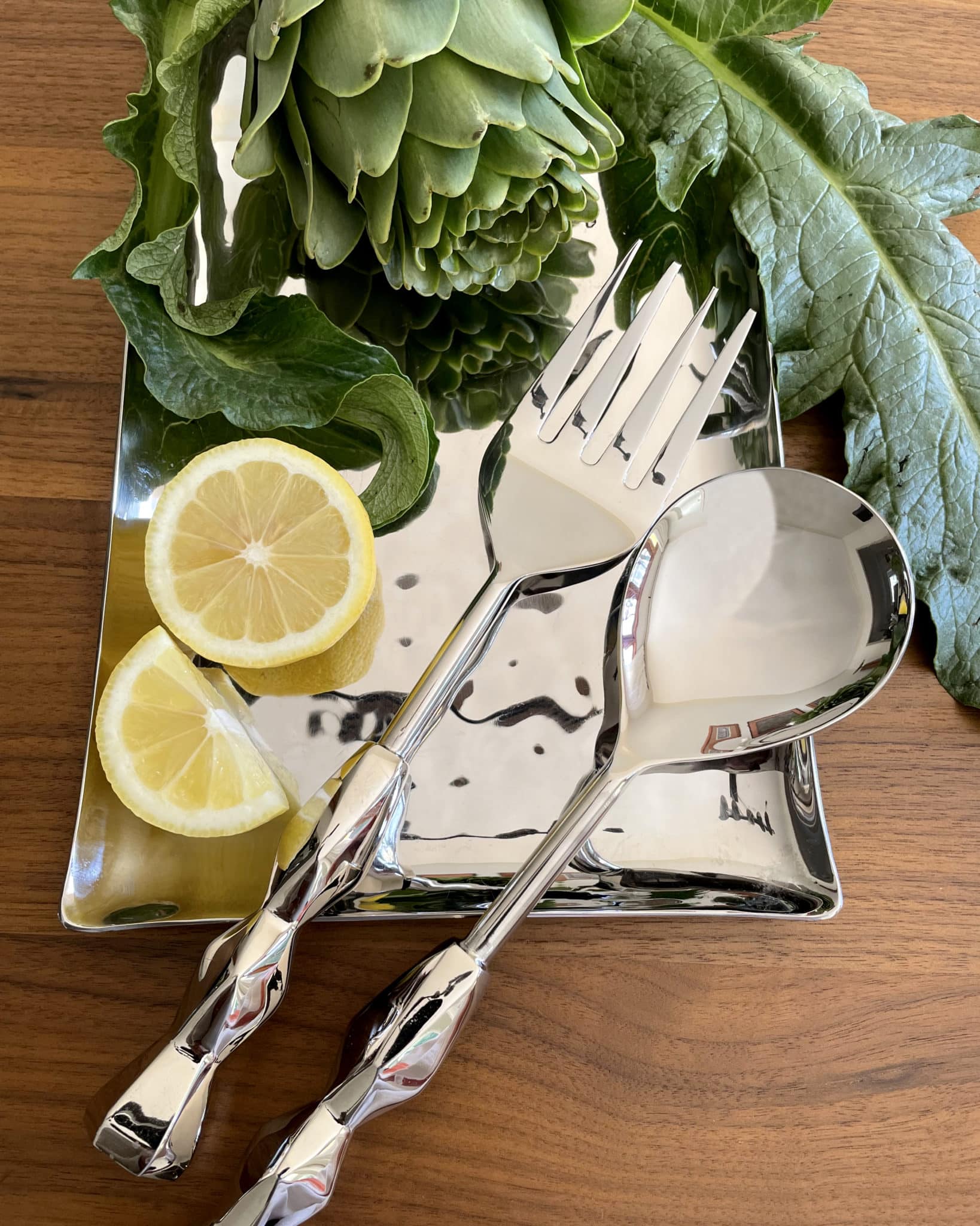 Mary Jurek Design Inc - Wholesale Serving Utensil - Ibiza Salad Serving Set1