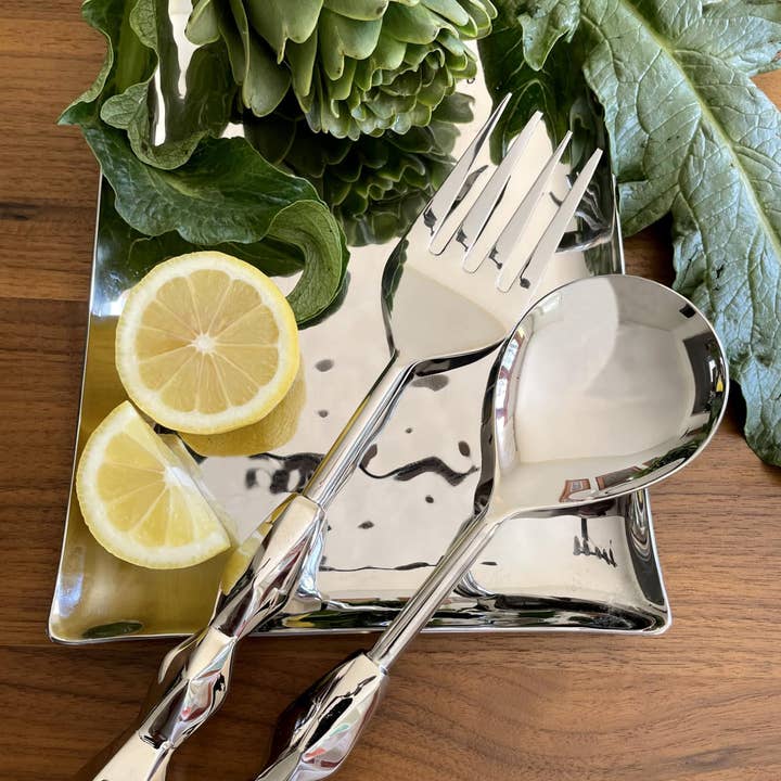 Mary Jurek Design Inc - Wholesale Serving Utensil - Ibiza Salad Serving Set1