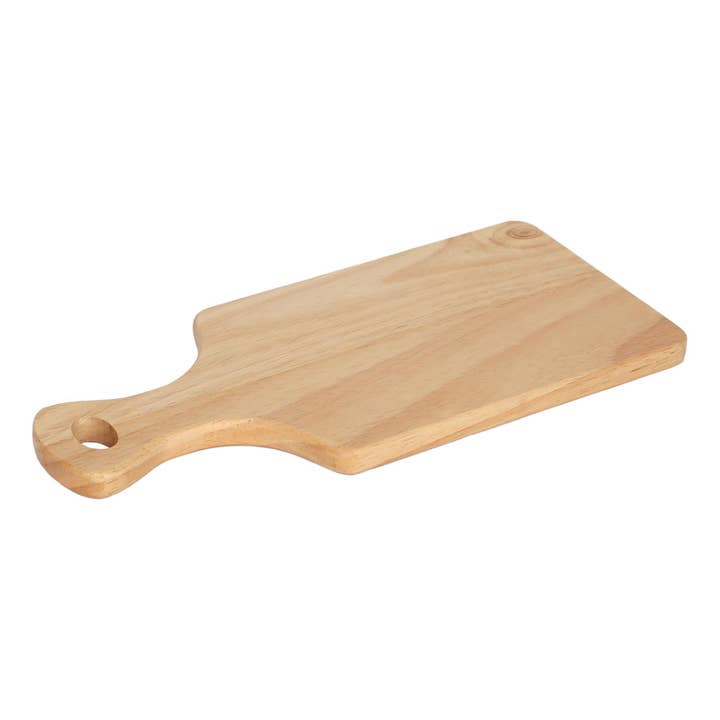 Rinkit Ltd - Wholesale Cutting Board - 34cm x 16cm Wooden Chopping Board with Handle - By Argon Tableware
