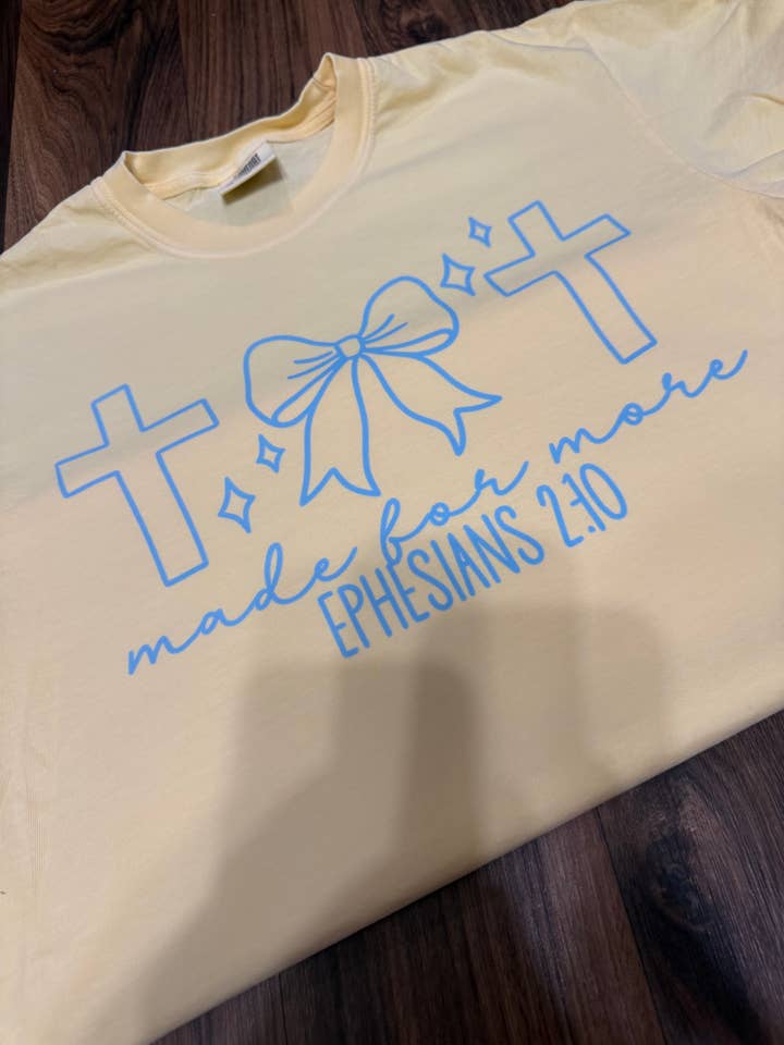 Made For More Comfort Color Tee for wholesale by Dressed By Grace