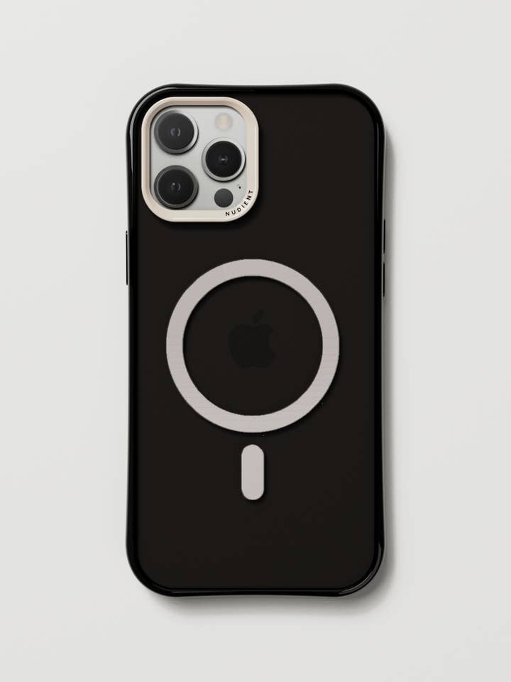 Form pour iPhone 12 Pro Max MagSafe - (transparent) noir pour la vente par NUDIENT