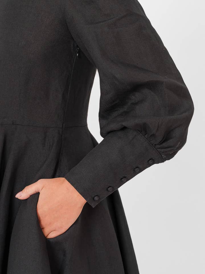 Red Poppy Hawthorn Dress, Long Sleeve for wholesale on Faire22