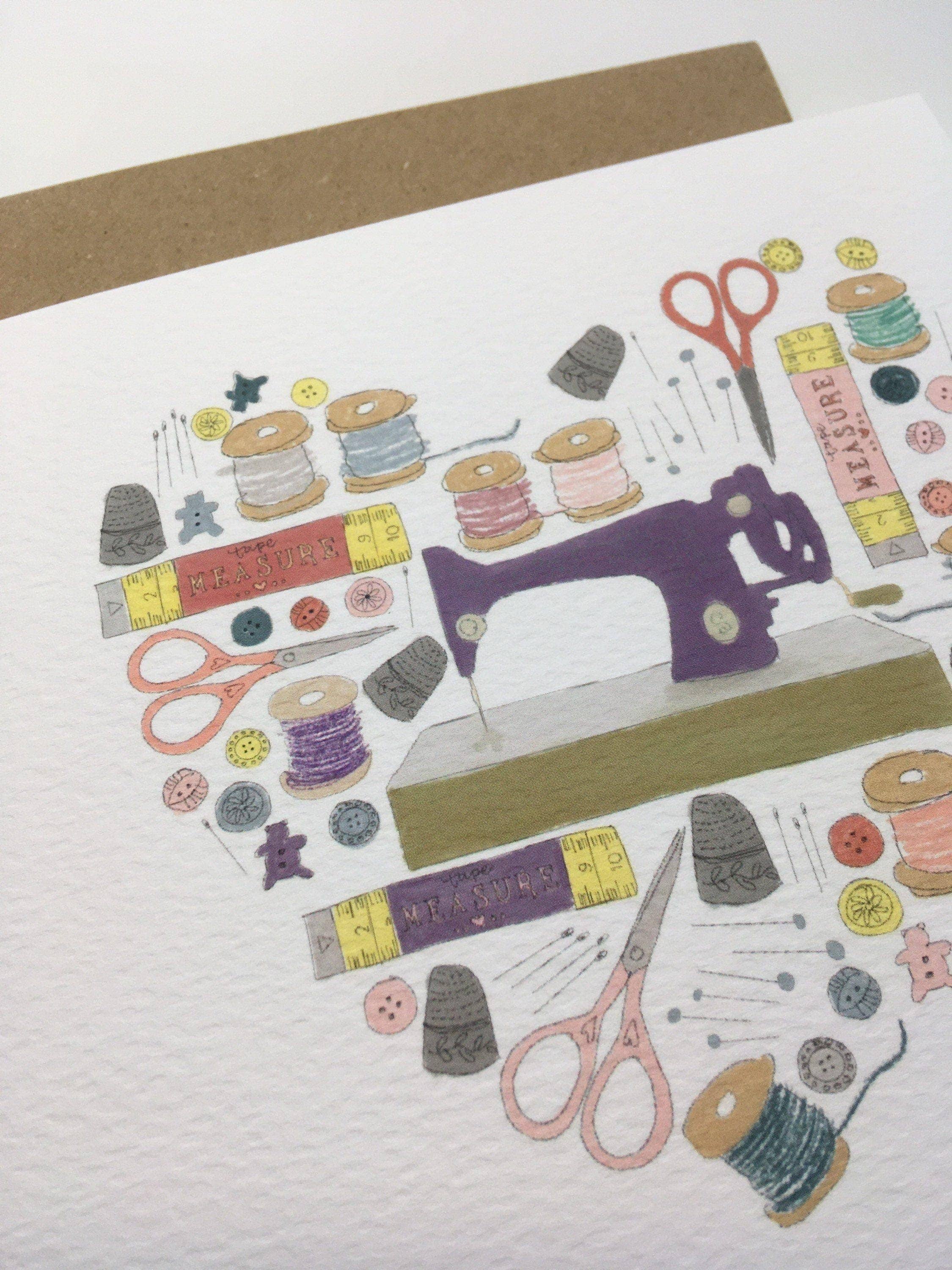 And Hope Designs - Cards, Stickers & Stationery – Großhandel Grußkarten für den Alltag – Nähkarte, Stickerei, Grußkarte nähen, Biene nähen1