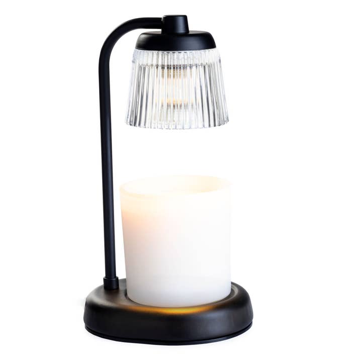 Candle Warmers Etc. Duftlampen & Kerzen - Wholesale Wax Warmer - CANDLE WARMERS® FLUTED GLASS lamp for scented candles black