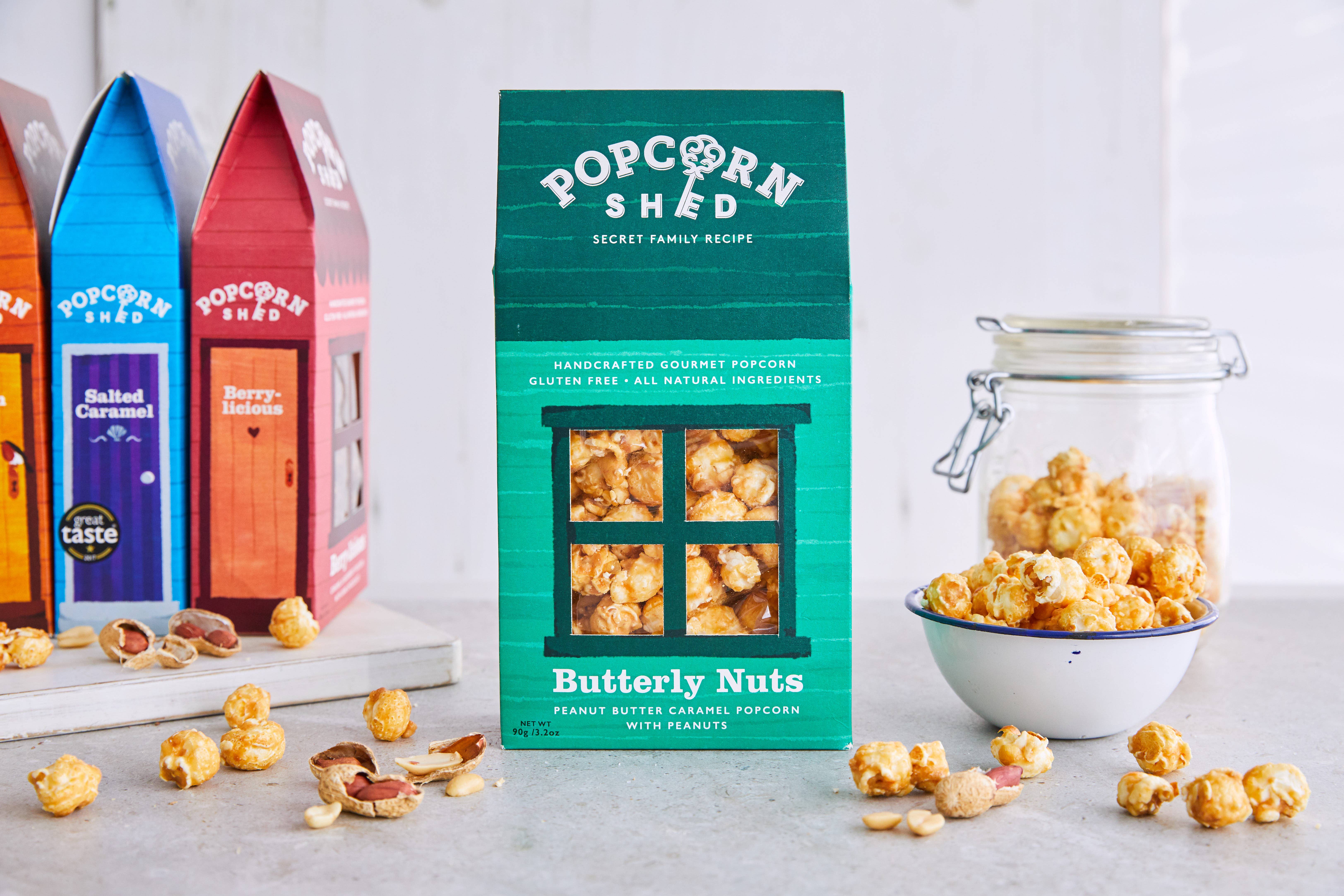 Popcorn Shed - Wholesale Popcorn - Peanut Butter Gourmet Popcorn Snack Box1