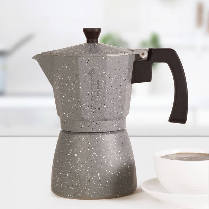 Holstein Housewares - Wholesale Espresso Maker - 6-CUP ALUMINUM ESPRESSO MAKER17