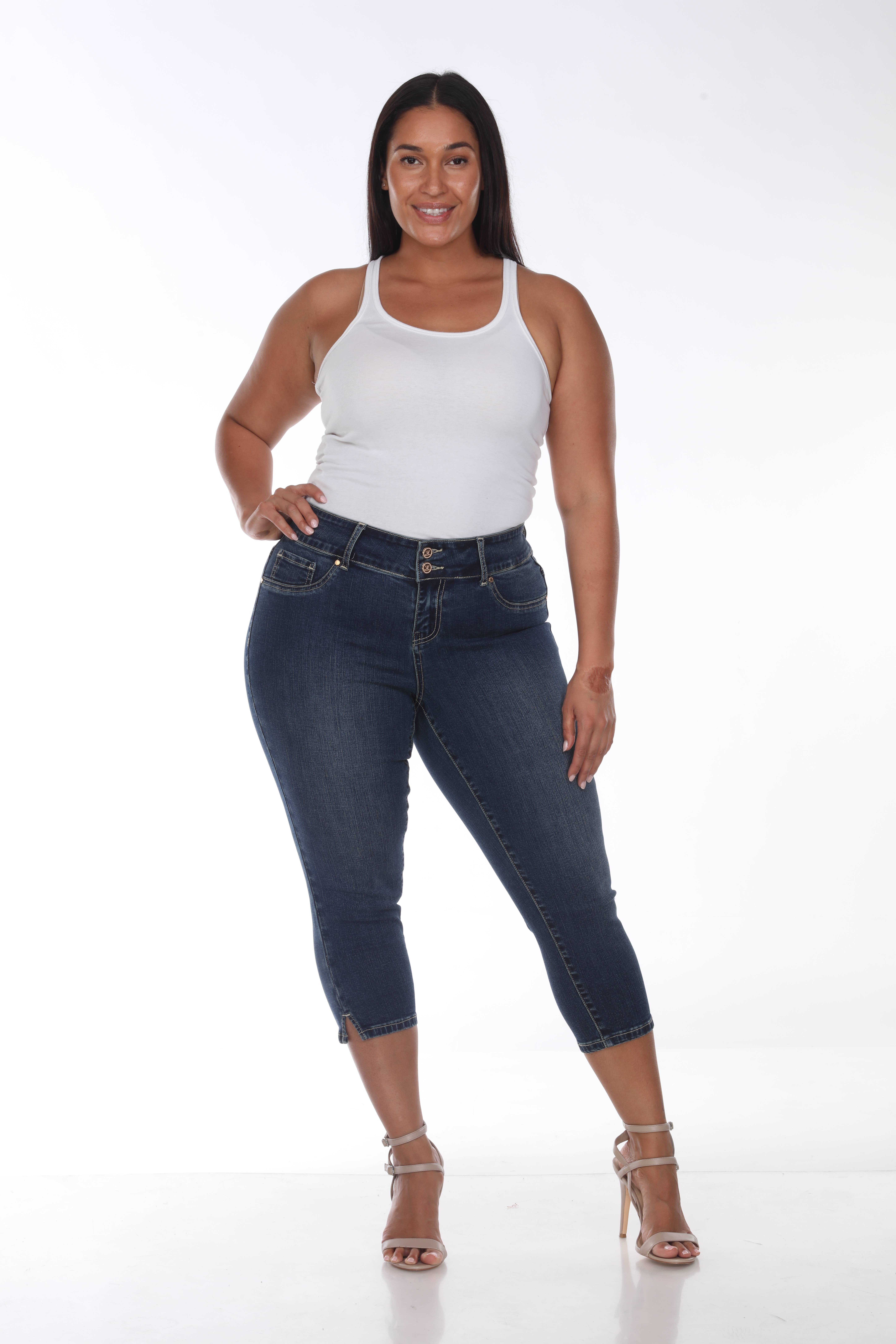 WHITE MARK - Wholesale Jeans - Women's - Plus Size Capri Jeans10