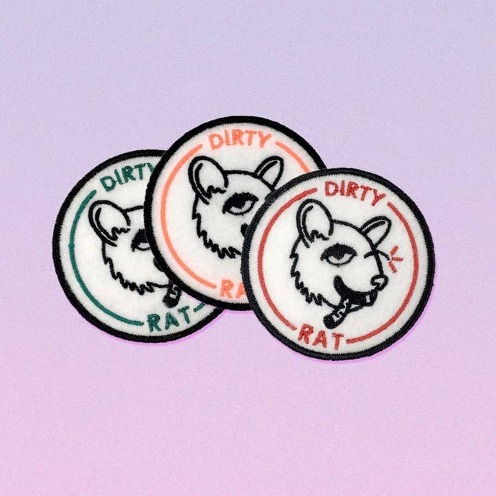 Dirty Rat Patch for wholesale by The Space Bureau