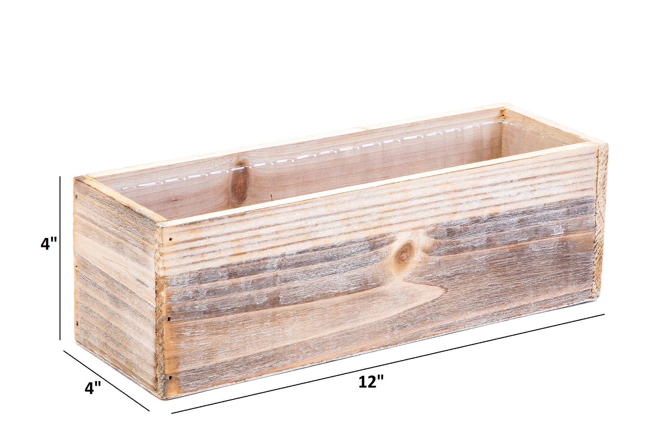 UNIMIX FLORAL - Vente Jardinière - Jardinières en bois avec doublure plastique 30 x 10 cm7