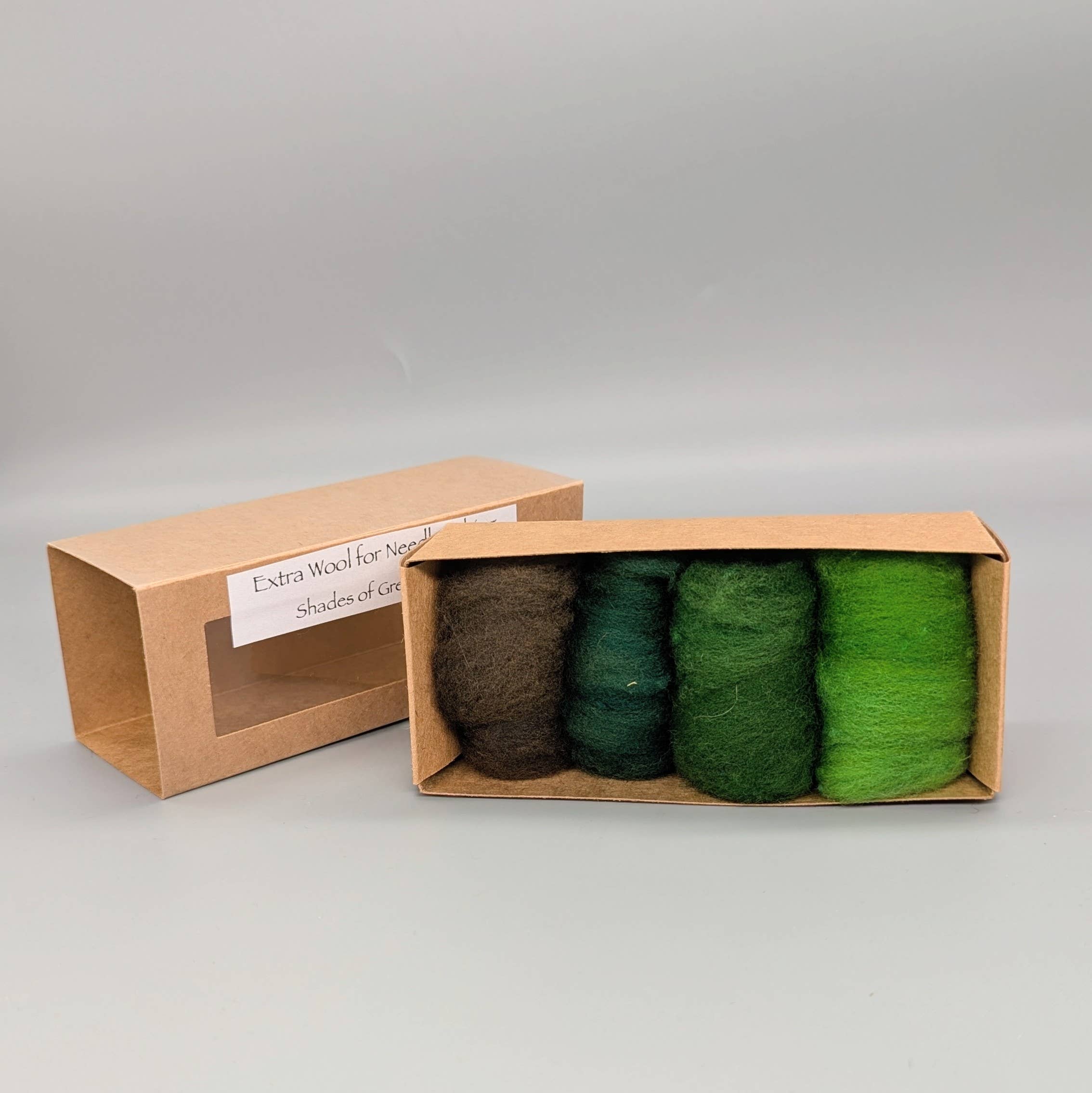 Wooliza Fiber Arts – wholesale Craft supplies – Small Size - Extra Wool Color Box- Five Color Options8