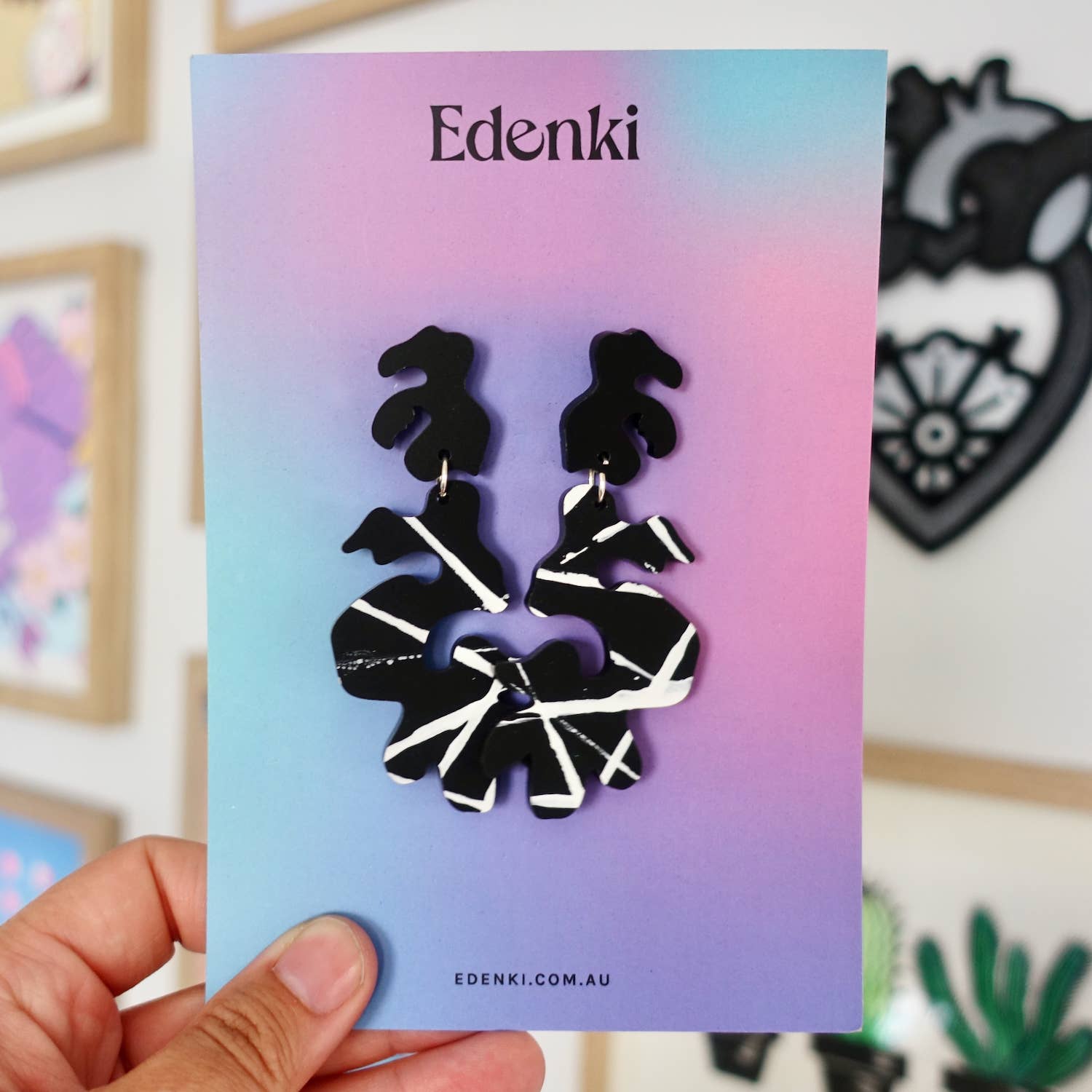 Edenki - Wholesale Dangle earrings - REFLECT No. 1 Statement Earrings3