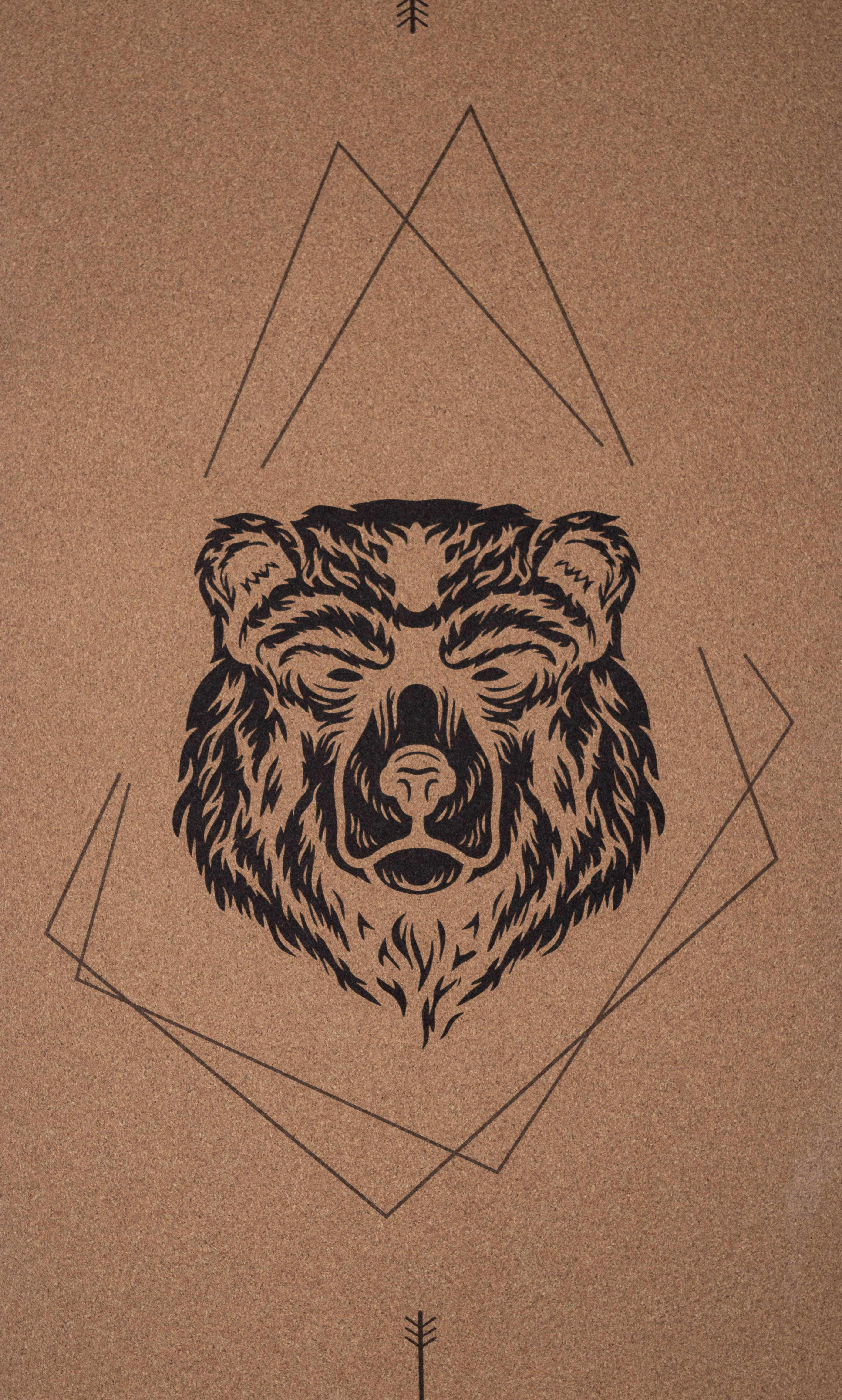 genYOUine - Wholesale Yoga Mat - Cork Yoga Mat - Bear1