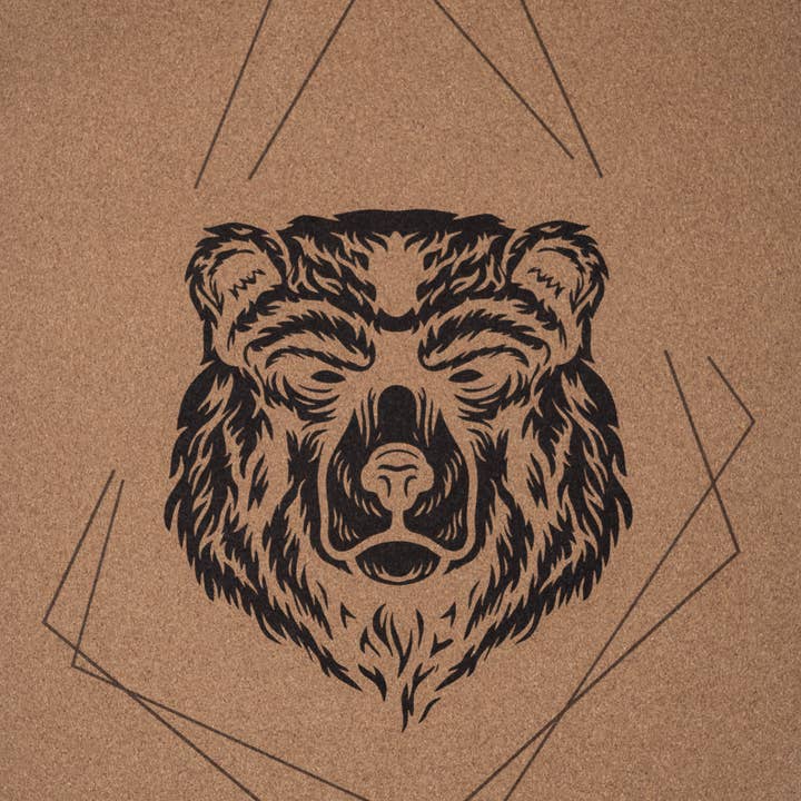 genYOUine - Wholesale Yoga Mat - Cork Yoga Mat - Bear1