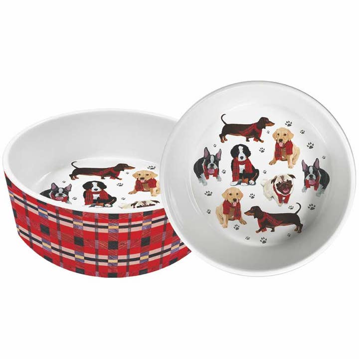 PET BOWL, 5.5" - BARK BARK GANG for wholesale by Paperproducts Design • Ambiente