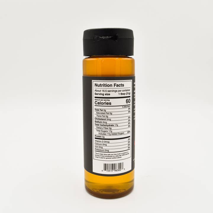 Nate's Nectar - Wholesale Honey - Stingin' Hot Honey, Plastic Squeeze Bottle