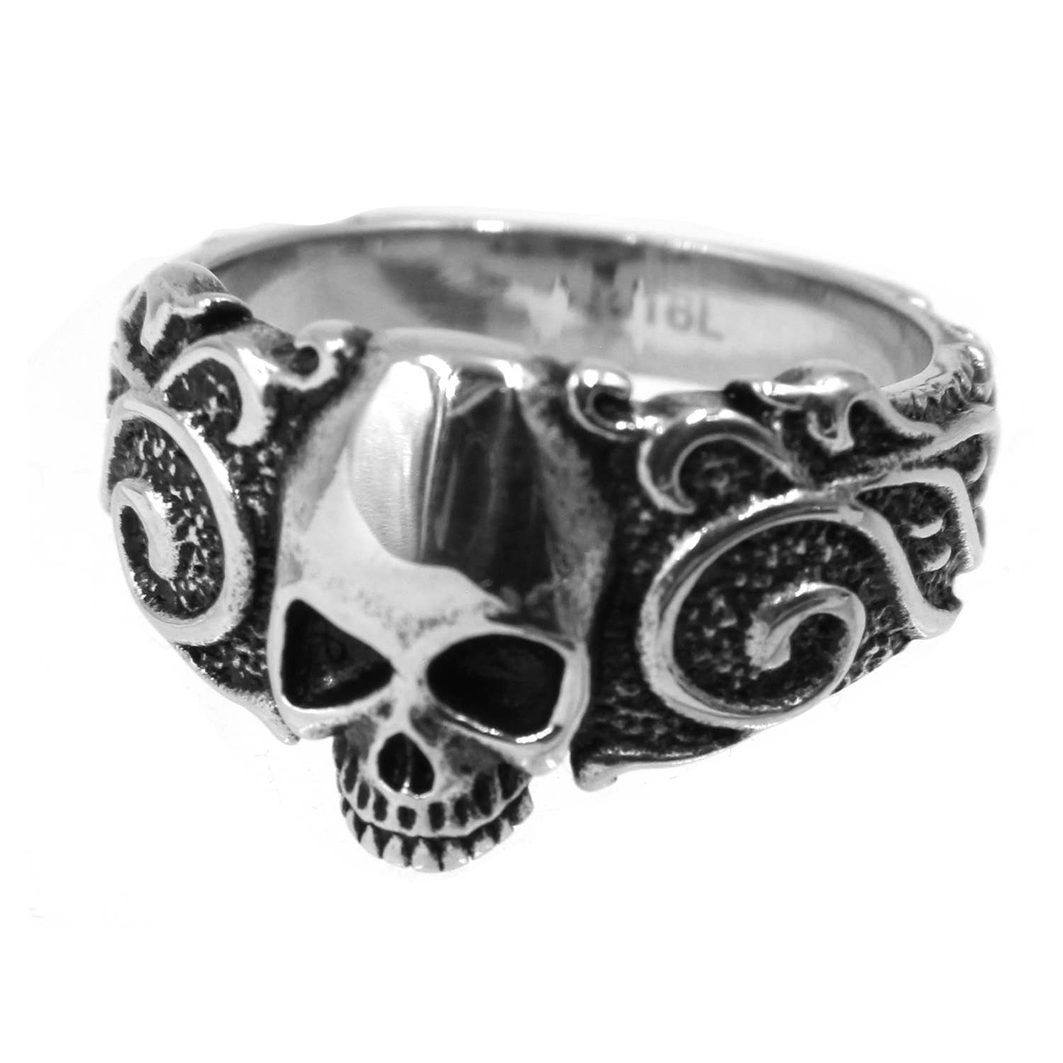 Awaken - Wholesale Signet Ring - Skull Ring-A-5530