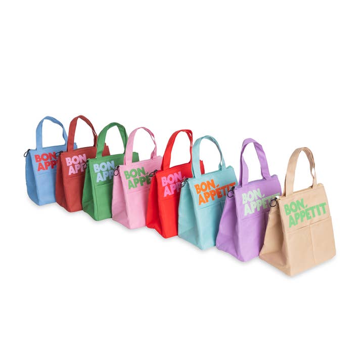 Helio Ferretti - Wholesale Lunch Bag/Box - PINK BON APPÉTIT ISOTHERMIC LUNCH BAG HF