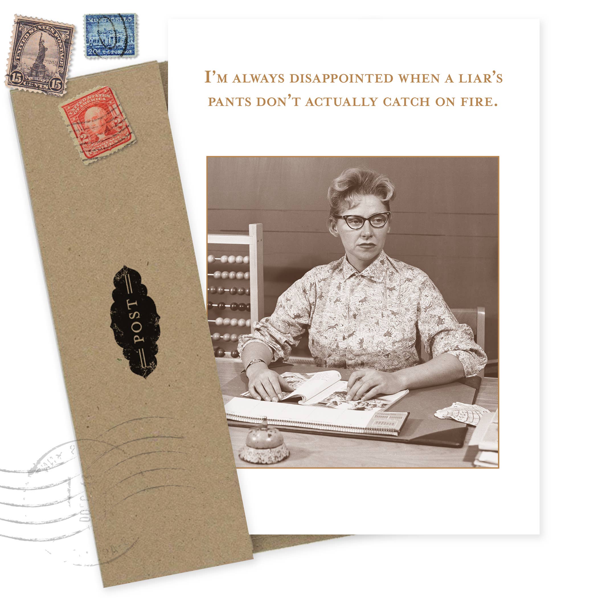 Shannon Martin Design - Wholesale Birthday Card - Pants On Fire Birthday Card2