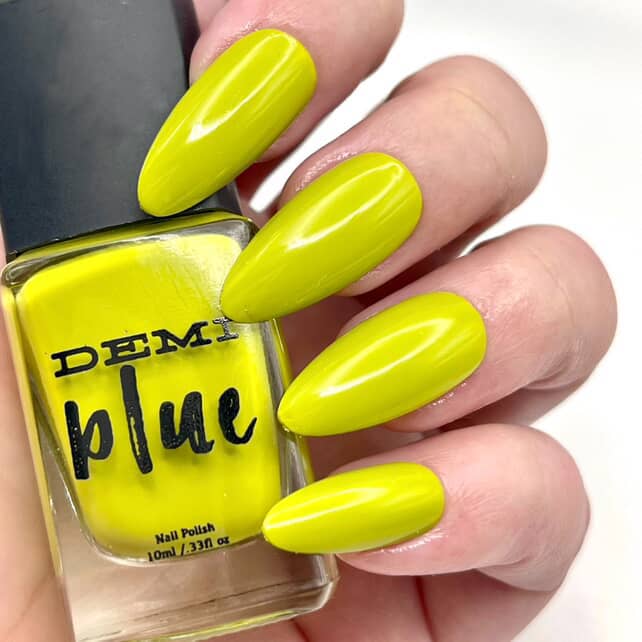 Muztarrrrd – Green Vegan Nail Polish for wholesale by DEMIblue Clean and Vegan Nail Polish