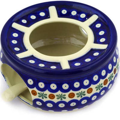 Heater with Candle Holder 6" Mosquito Theme for wholesale by Polmedia Polish Pottery